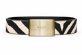 Zebra belt Collection with Custom Buckle Style