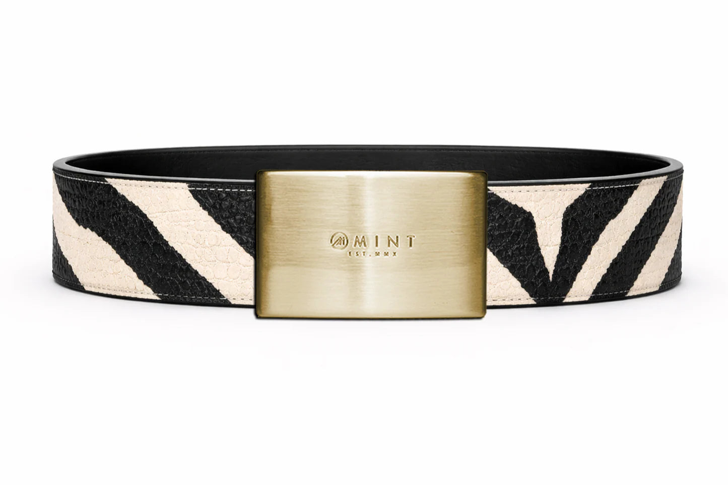 Zebra belt Collection with Custom Buckle Style