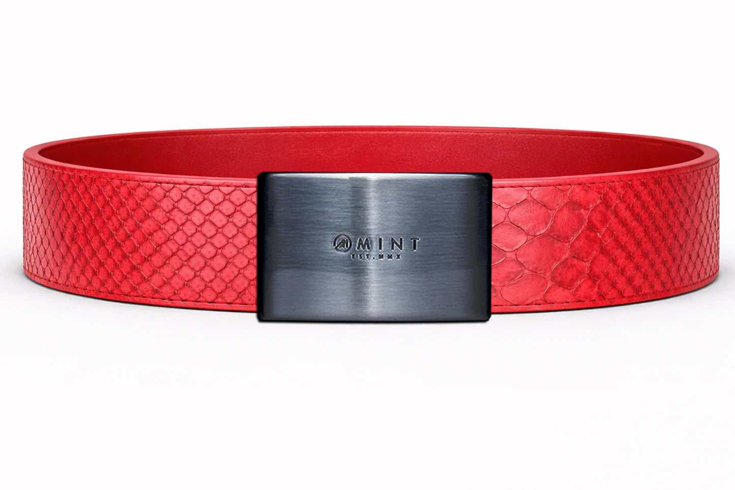 anaconda belt with Custom Buckle
