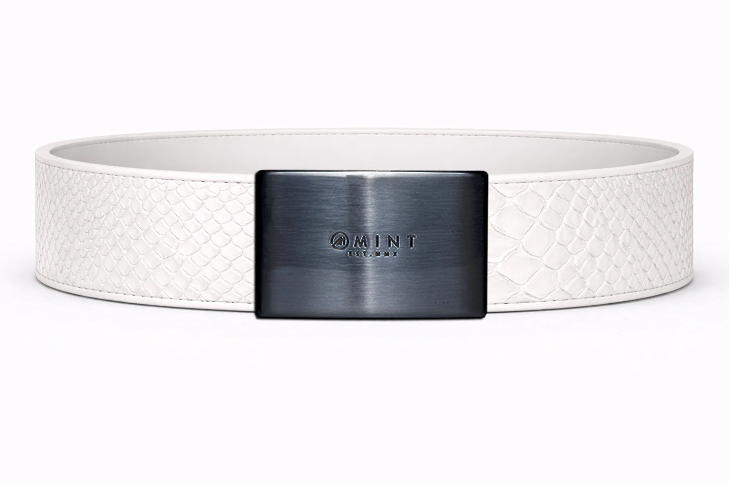 anaconda belt with Custom Buckle