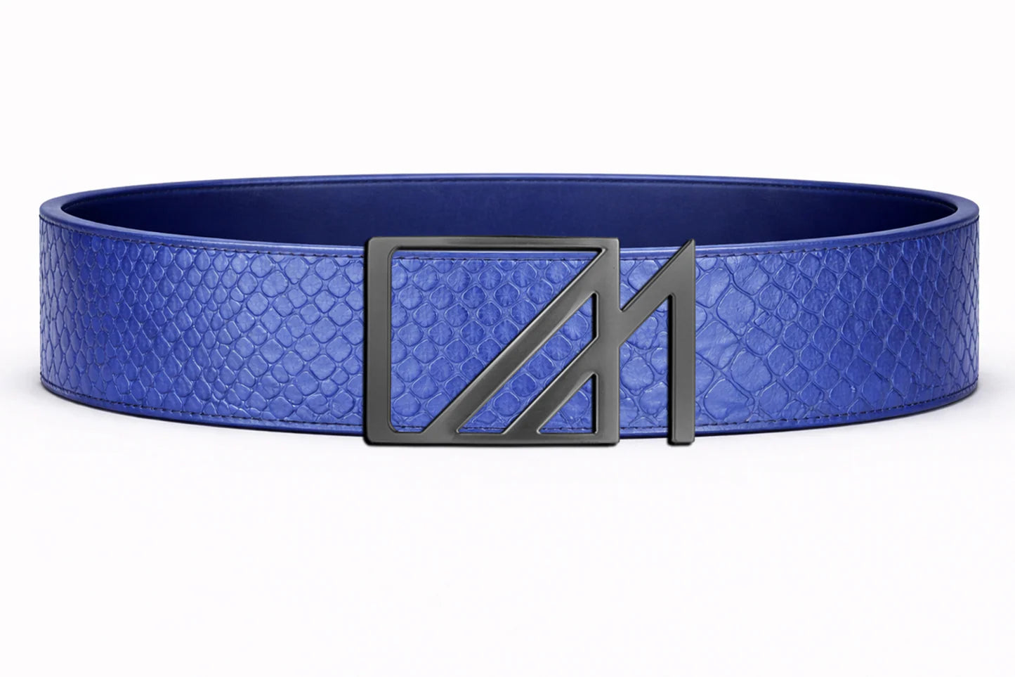 anaconda belt with Custom Buckle