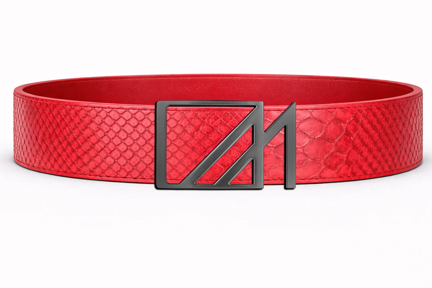 anaconda belt with Custom Buckle