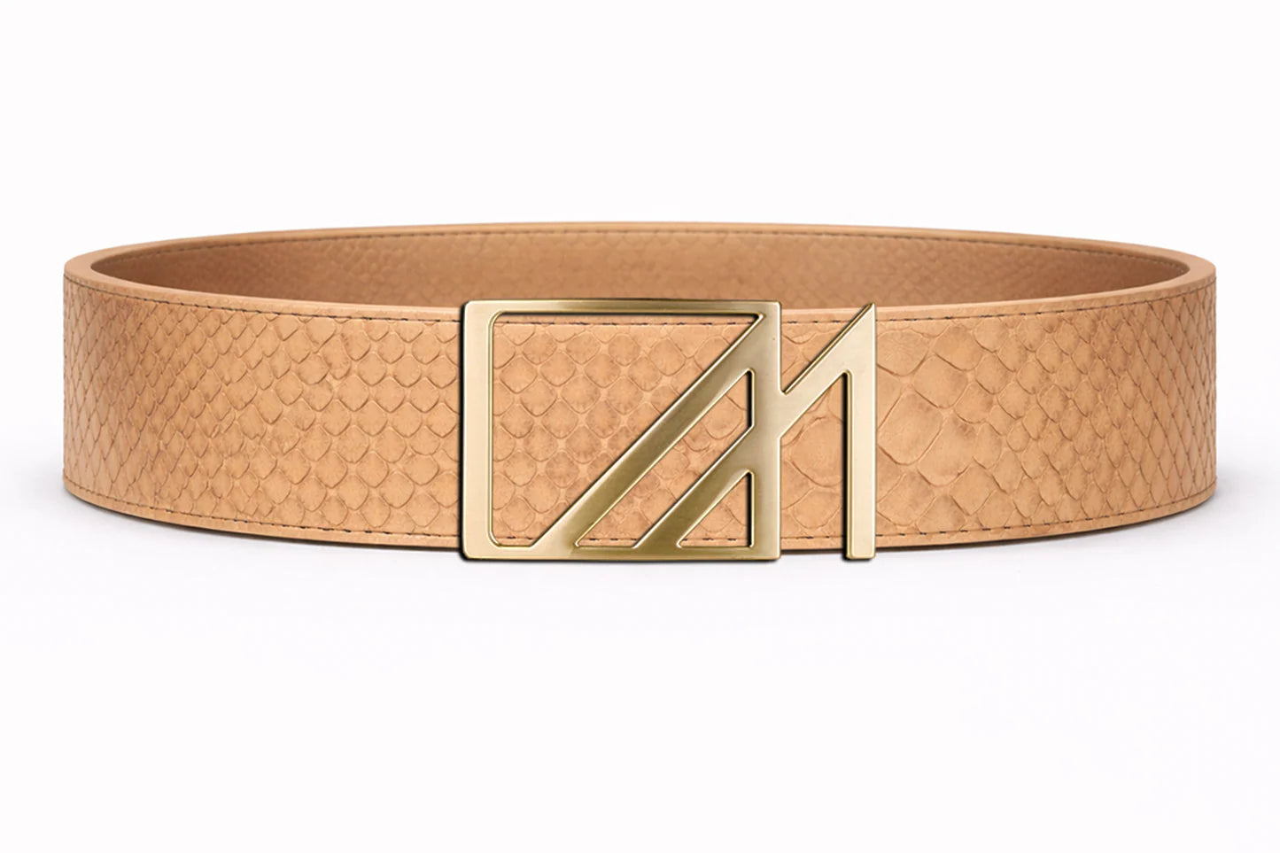anaconda belt with Custom Buckle